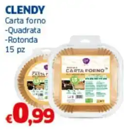 Sigma CLENDY Carta forno offerta