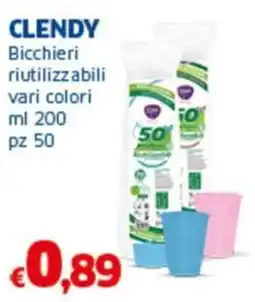Sigma CLENDY Bicchieri riutilizzabili offerta