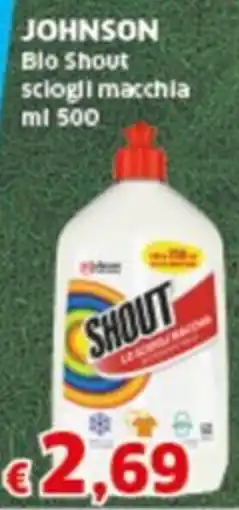 Sigma JOHNSON Blo Shout sclogli macchia offerta