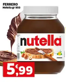Sigma FERRERO Nutella offerta