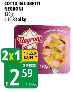 Tigros Cotto in cubetti NEGRONI offerta