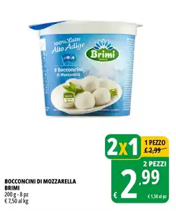 Tigros Bocconcini di mozzarella BRIMI offerta