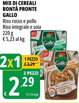 Tigros Mix di cereali bontà pronte GALLO offerta
