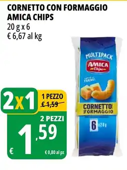 Tigros Cornetto con formaggio AMICA CHIPS offerta
