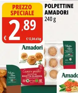 Tigros Polpettine AMADORI offerta