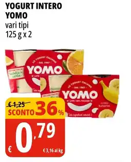 Tigros Yogurt intero YOMO offerta
