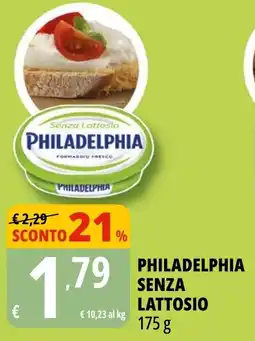 Tigros Philadelphia senza lattosio offerta