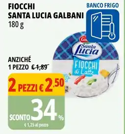 Tigros Fiocchi santa lucia GALBANI offerta