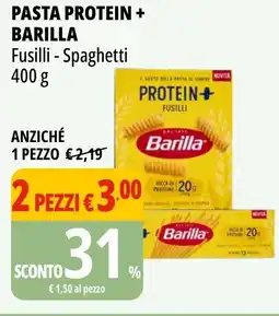 Tigros Pasta protein + BARILLA offerta