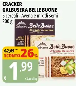 Tigros Cracker galbusera belle buone offerta