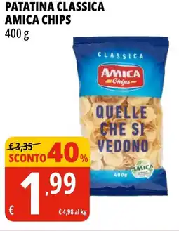 Tigros Patatina classica AMICA CHIPS offerta