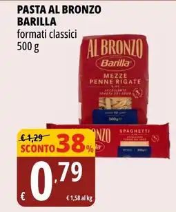 Tigros Pasta al bronzo BARILLA offerta