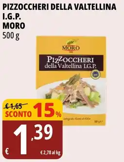 Tigros Pizzoccheri della valtellina I.G.P. MORO offerta