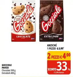 Tigros Gocciole PAVESI offerta