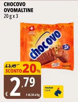 Tigros Chocovo OVOMALTINE offerta