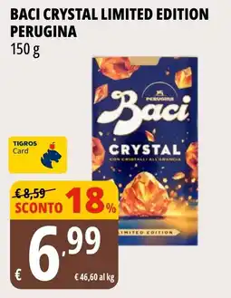 Tigros Baci crystal limited edition PERUGINA offerta