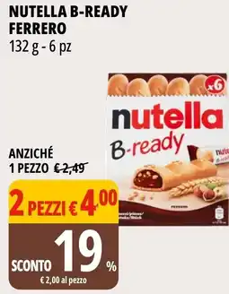 Tigros Nutella b-ready FERRERO offerta