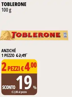 Tigros Toblerone offerta
