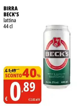 Tigros Birra BECK'S offerta