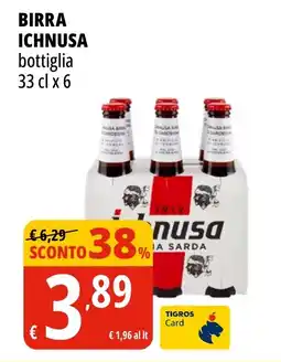 Tigros Birra ICHNUSA offerta