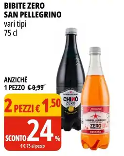 Tigros Bibite zero SAN PELLEGRINO offerta