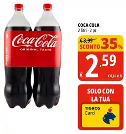 Tigros Coca cola offerta