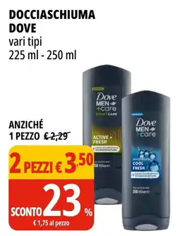 Tigros Docciaschiuma DOVE offerta