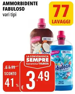 Tigros Ammorbidente FABULOSO offerta