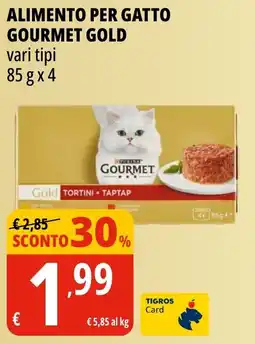 Tigros Alimento per gatto GOURMET GOLD offerta