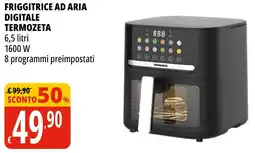 Tigros Friggitrice ad aria digitale TERMOZETA offerta