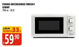 Tigros Forno microonde FM0501 GIRMI offerta
