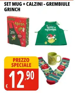 Tigros Set mug + calzini - grembiule grinch offerta