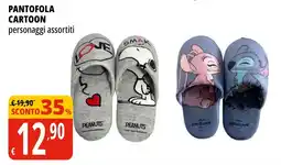 Tigros Pantofola cartoon offerta