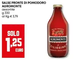 Panorama Salse pronte di pomodoro AGROMONTE offerta