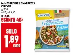 Panorama Minestrone leggerezza OROGEL offerta