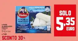 Panorama 4 fiori di merluzzo FINDUS offerta