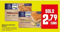 Panorama Merluzzo gratinato FROSTA offerta
