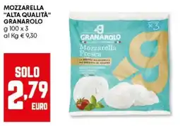 Panorama Mozzarella "alta qualità" GRANAROLO offerta