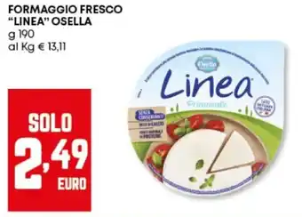 Panorama Formaggio fresco "linea" OSELLA offerta