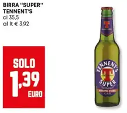 Panorama Birra "super" TENNENT'S offerta
