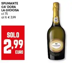 Panorama Spumante ca' dora LA GIOIOSA offerta