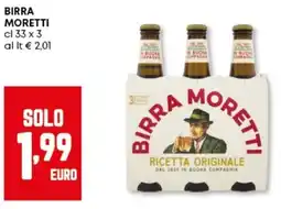 Panorama Birra MORETTI offerta