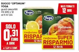 Panorama Succo "optimum" YOGA offerta