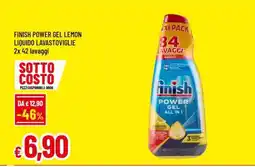 Famila FINISH POWER GEL LEMON LIQUIDO LAVASTOVIGLIE offerta