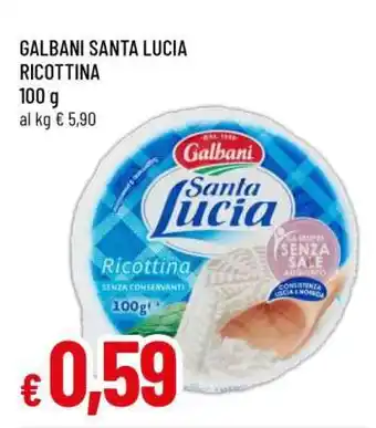 Famila GALBANI SANTA LUCIA RICOTTINA offerta