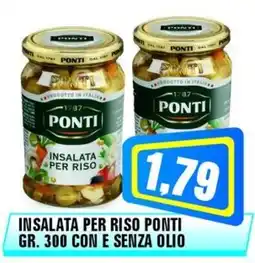 Punto Vigas Insalata per riso ponti con e senza olio offerta