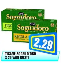 Punto Vigas Tisane sogni d'oro offerta