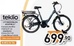 Unieuro teklio CITY BIKE PEDALATA offerta