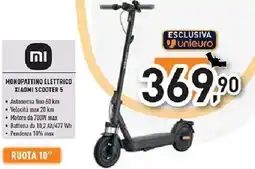Unieuro Monopattino elettrico xiaomi scooter 5 offerta