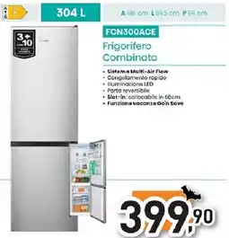 Unieuro Hisense FCN300ACE Frigorifero Combinato offerta